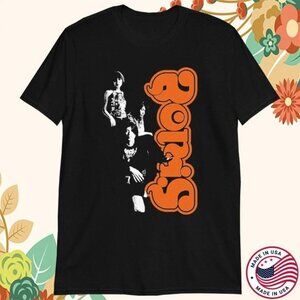 Boris Band Members In Tour Heavy Cotton Black T Shirt